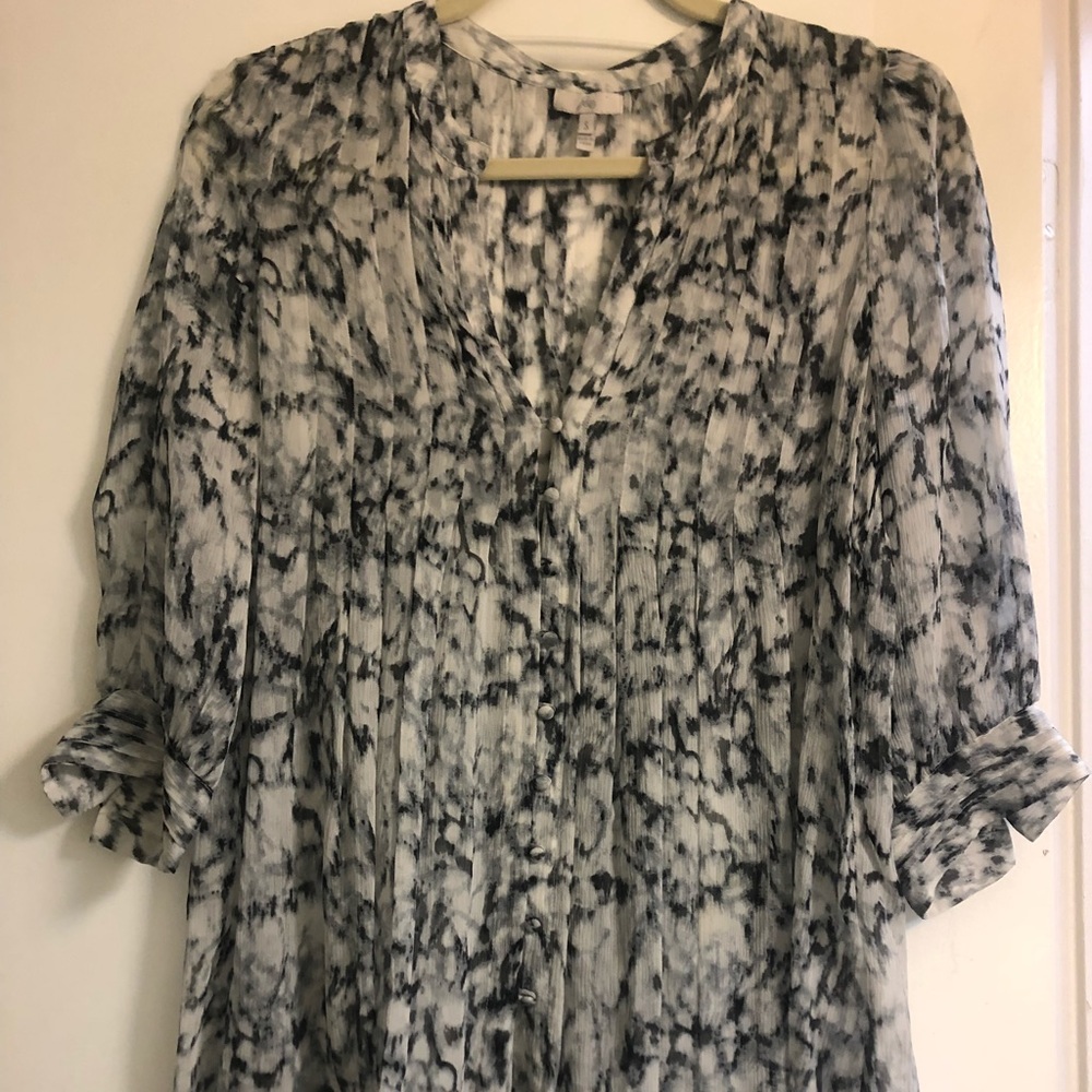 Joie sheer black and white marble top